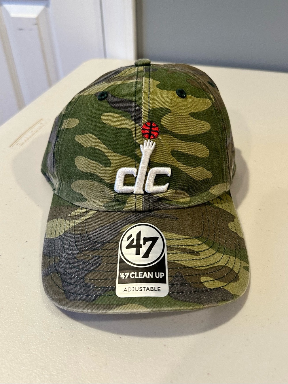 '47 Adult Washington Wizards Camo Clean Up Adjustable Hat